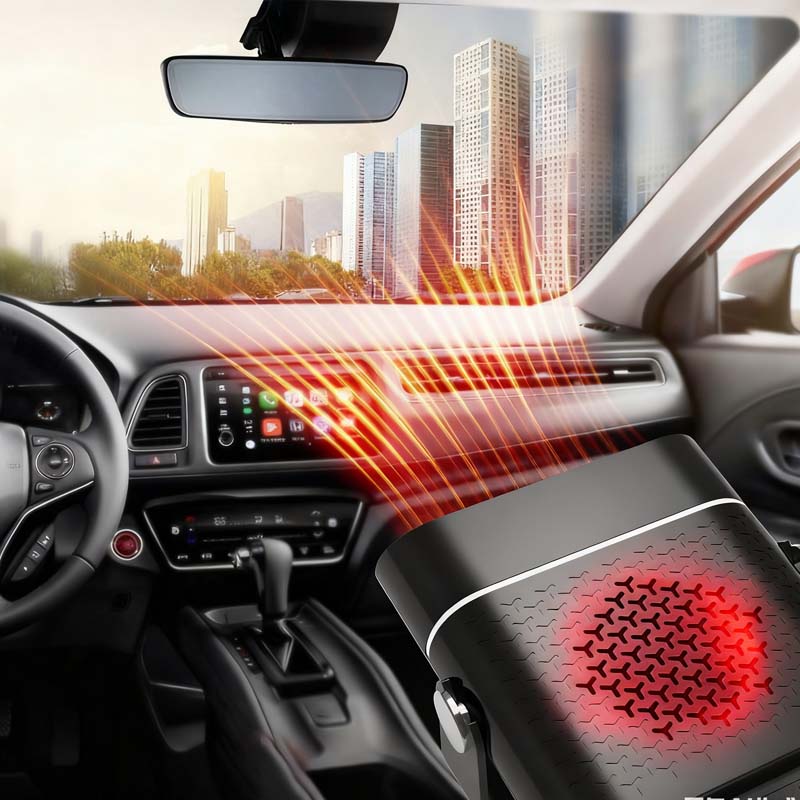 📢40% OFF! 🚗2-in-1 portable car heater with 360° rotation - Image 2