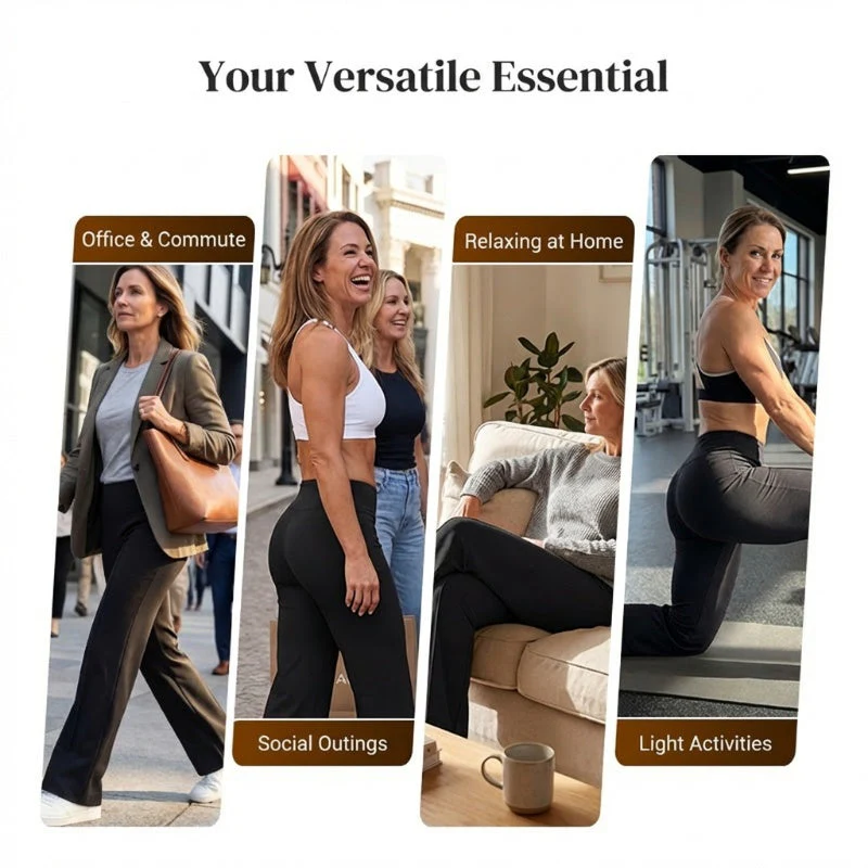 💞50K+ SOLD!☕🧘‍♀️Women's High Waist Wide Leg Pants – Your everyday essential. 🧵 - Image 8