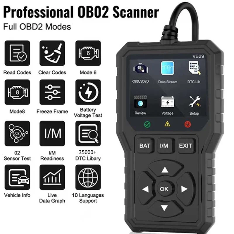 🔧✨Professional OBD2 diagnostic tool: accurate and fast analysis, compatible with most vehicles 🚗📱 - Image 2