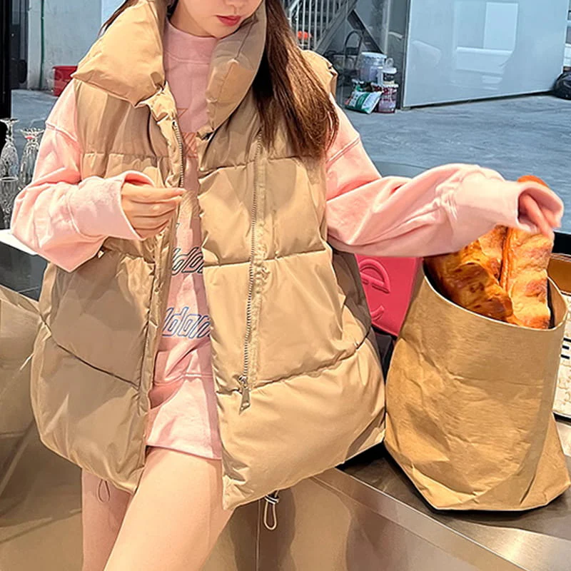 🔥Limited Time 50% OFF🔥Women's Quilted Puffer Vest with Pockets - Image 4