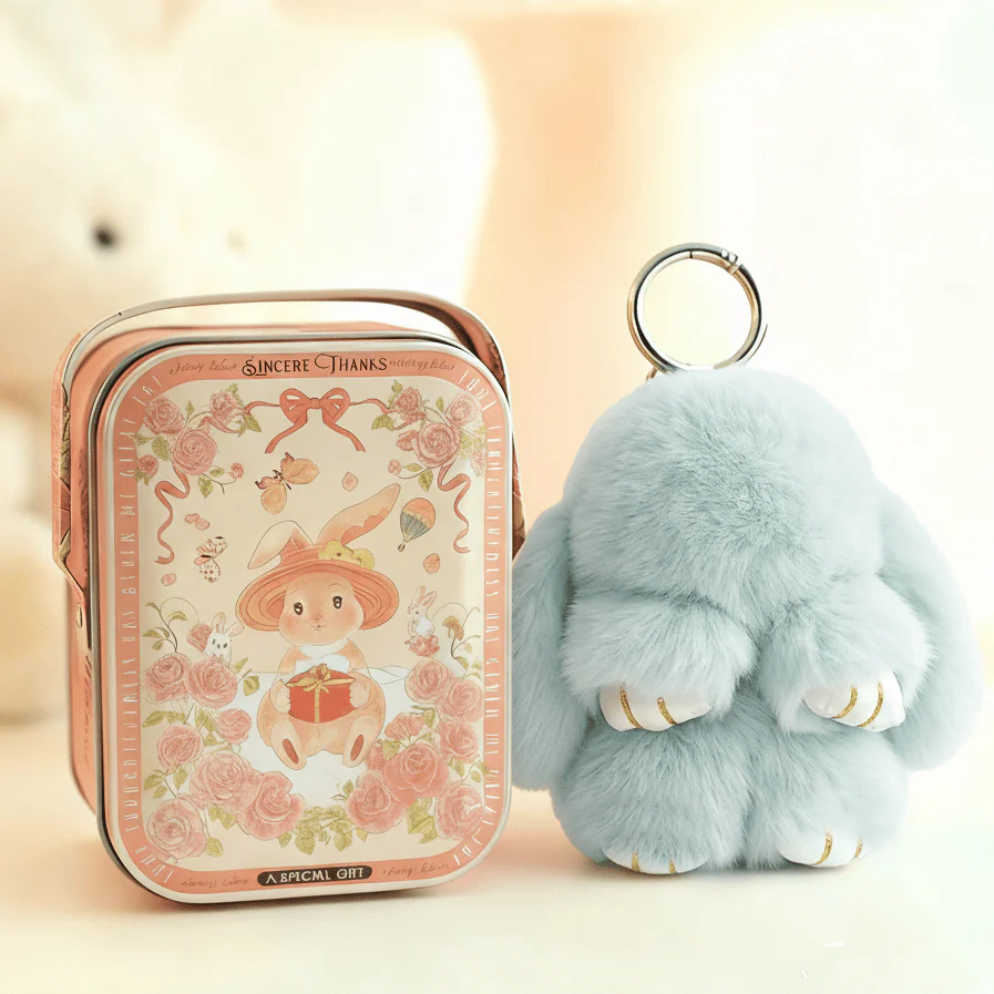 🐰Easter Early Bird Special 40% OFF🪅Handmade Soft Bunny PomPom Charms - Image 24