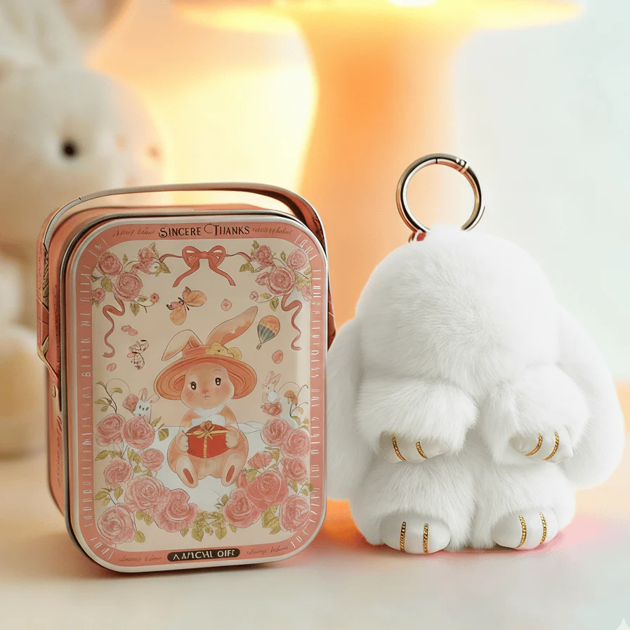 🐰Easter Early Bird Special 40% OFF🪅Handmade Soft Bunny PomPom Charms - Image 28