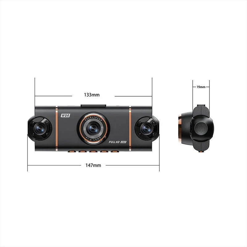 🏆40% Off!🚗4-Channel HD Dashcam with Front Interior Rear Recording🎥 - Image 12