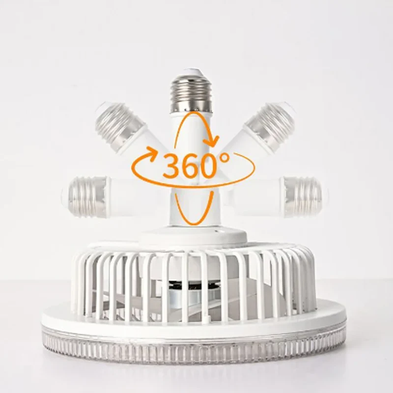 🍃2025 Newest Models🍃E27 360° Rotating Ceiling Fan with Remote Control - Image 4
