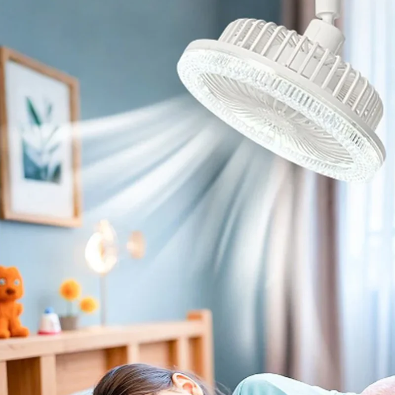 🍃2025 Newest Models🍃E27 360° Rotating Ceiling Fan with Remote Control - Image 7