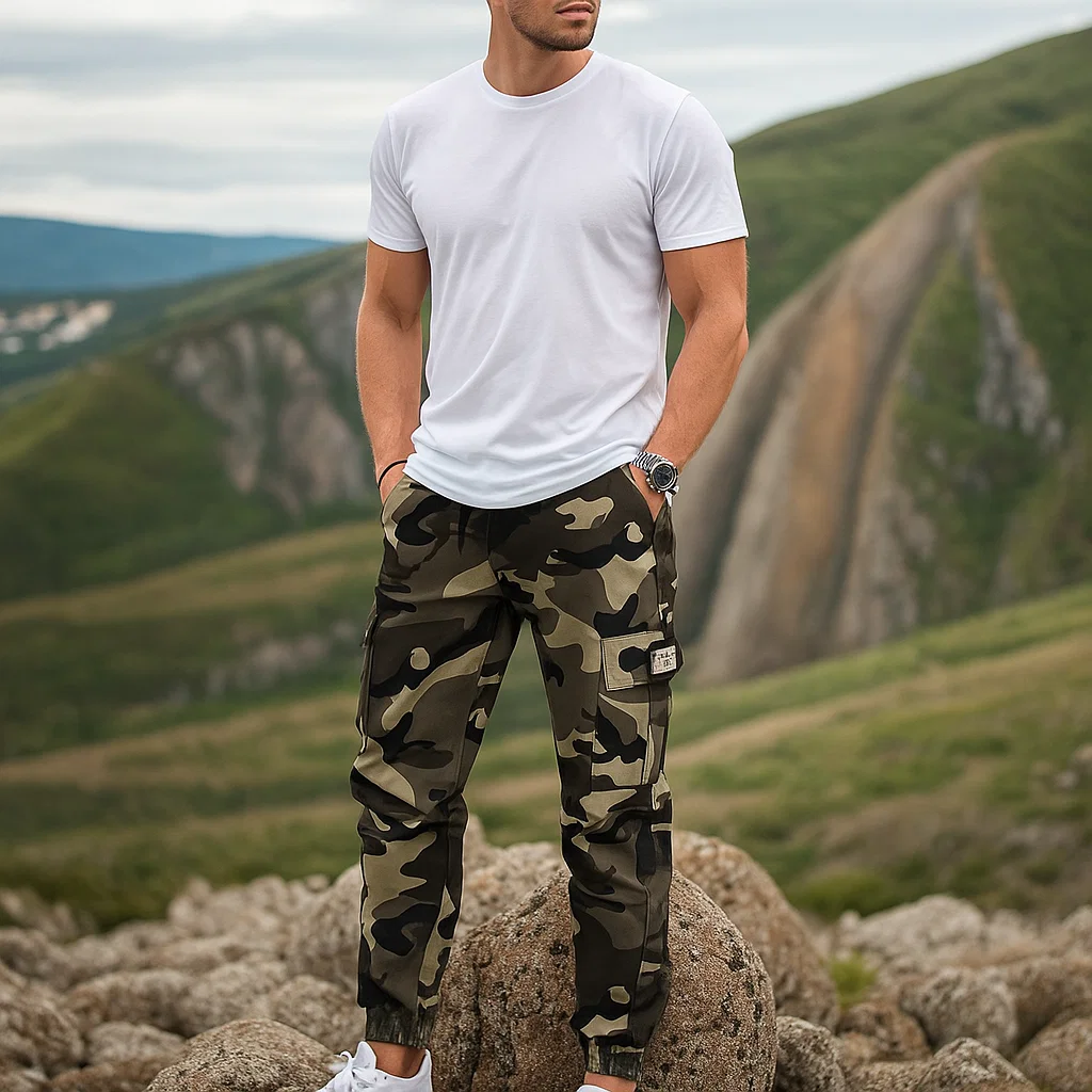 👖 Rugged Tactical Work Pants – 💪 Durable Nylon-Cotton | 🔧 Multi-Pocket | 🌲 Outdoor & Work Ready - Image 2