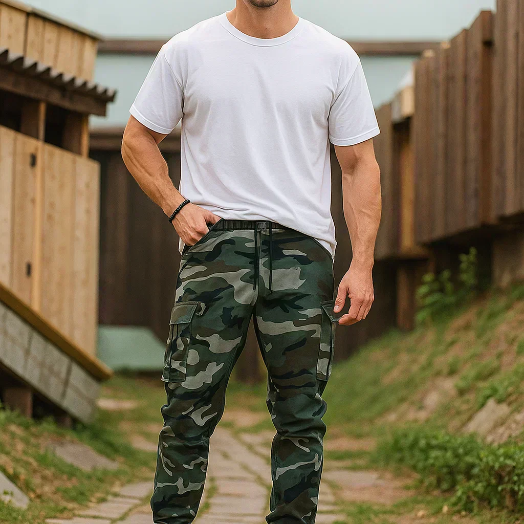 👖 Rugged Tactical Work Pants – 💪 Durable Nylon-Cotton | 🔧 Multi-Pocket | 🌲 Outdoor & Work Ready - Image 3
