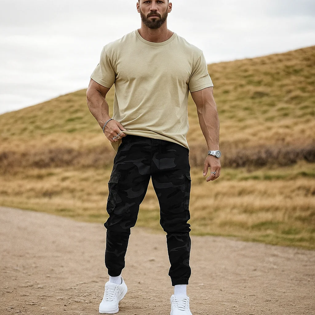 👖 Rugged Tactical Work Pants – 💪 Durable Nylon-Cotton | 🔧 Multi-Pocket | 🌲 Outdoor & Work Ready - Image 4