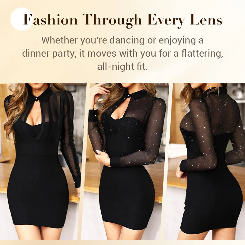 🎅Christmas Pre-sale🎁Sexy Cut-out Body-con Dress - Image 5