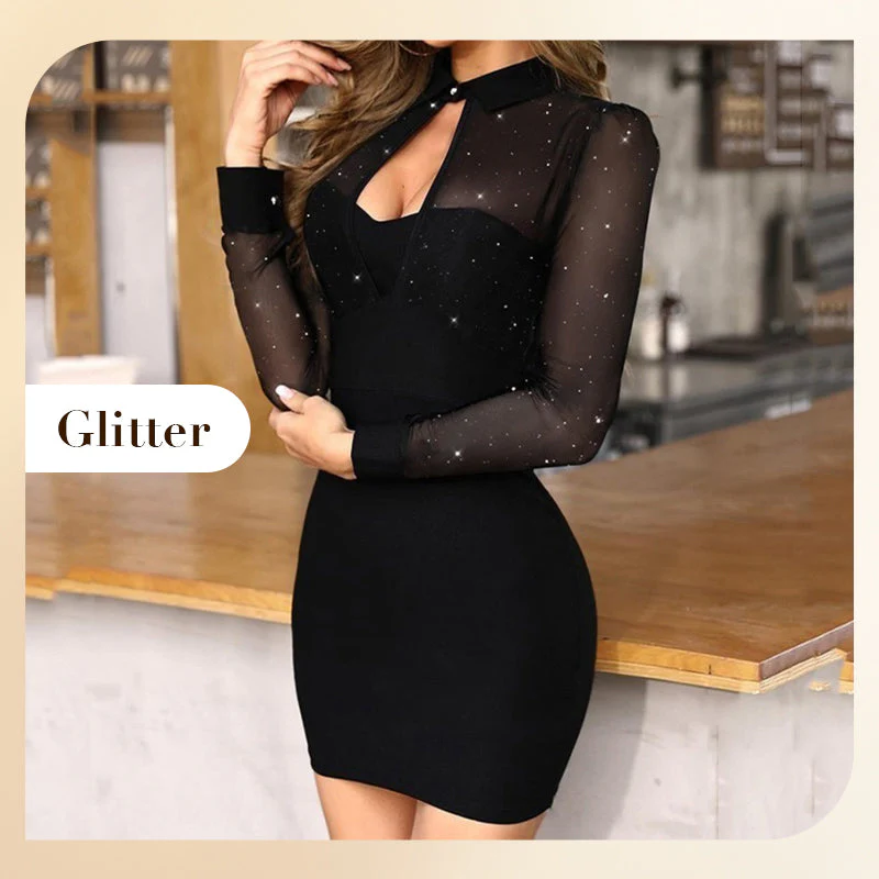 🎅Christmas Pre-sale🎁Sexy Cut-out Body-con Dress - Image 9