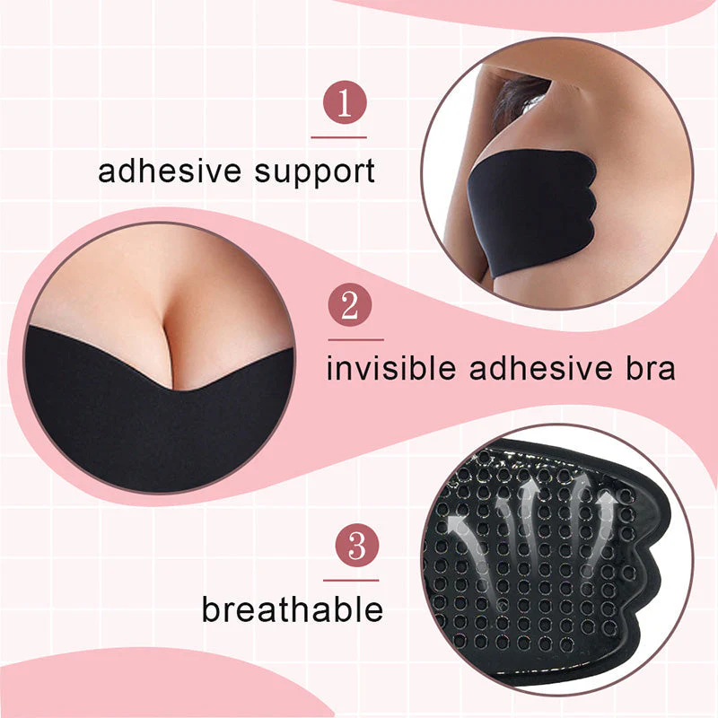 ✨Buy 3 Get 3 Free(6 PCS) - Each Only ￡3.49!!🥰Silicone Invisible Push-Up Adhesive Bra - Image 4