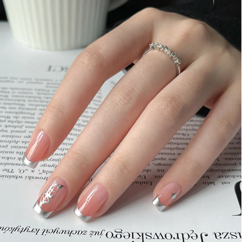💅Silver Liquid Mirror Chrome Nail Gel In Can - Image 5