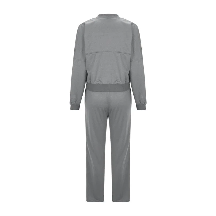 💕Autumn Specials - Women's Long Sleeve Zip Coat Drawstring Sweatpants 2-Piece Sets - Image 10