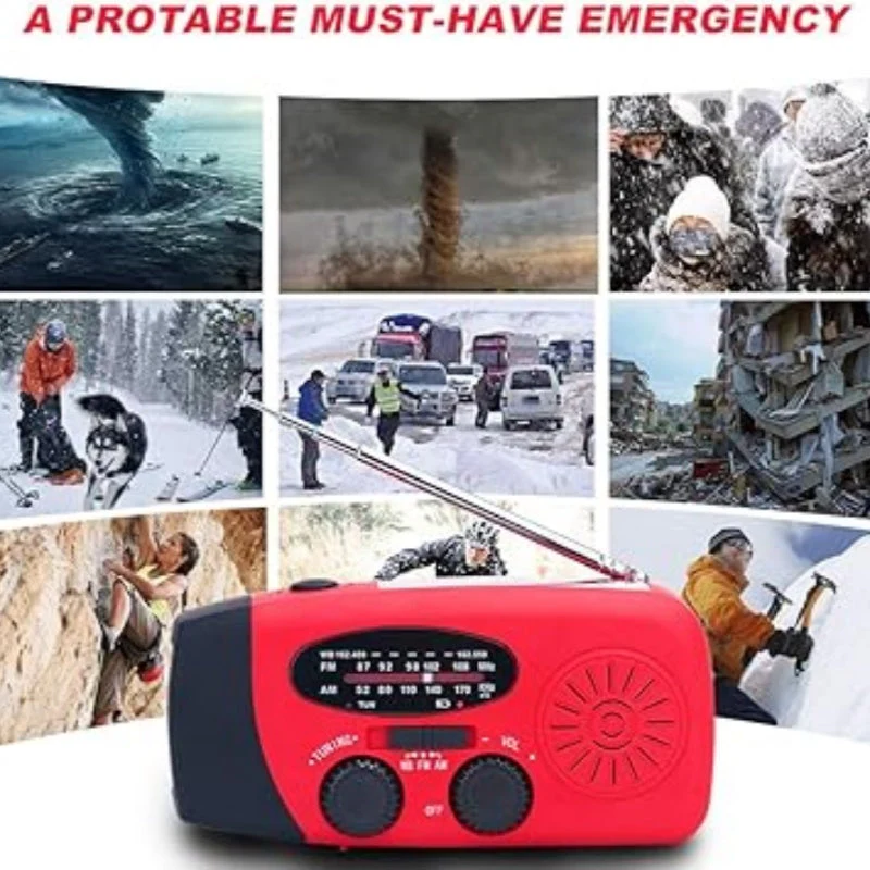 ⛺2026 New Arrivals: 40% Off!⛱️ Multifunctional Portable Solar Emergency Radio - Image 7