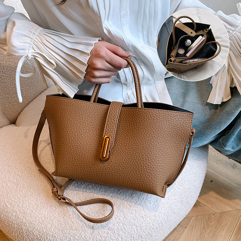 💎Women's Elegant Solid Color French Style Handbag - Image 3