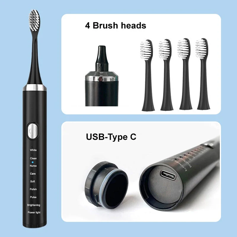 💕2025 HOT SALE🦷Sonic Electric Toothbrush with 8 Modes for Adults - Image 7