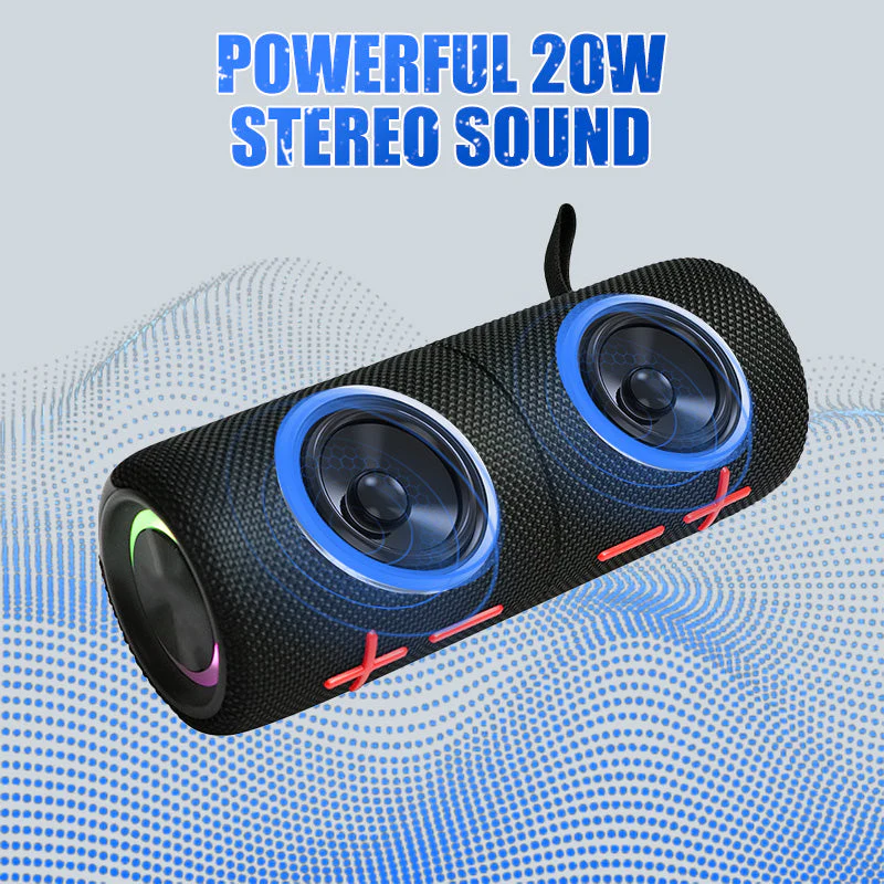 🔊🎵 Magnetic, detachable Bluetooth speaker: 2-in-1 design, powerful stereo sound, perfect for on the go 🏕️⚡ - Image 4