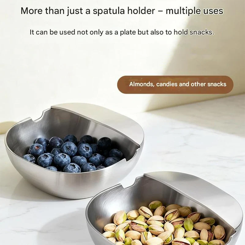 Stainless Steel Spoon Rest for Kitchen Counter - Image 2