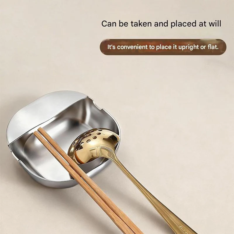 Stainless Steel Spoon Rest for Kitchen Counter - Image 3
