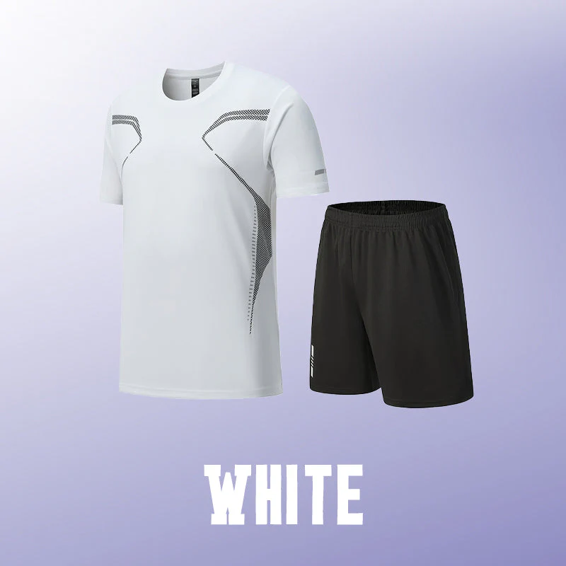🎁Summer Hot Sale 50% OFF☀️💦Men’s Loose-Fit Breathable Quick-Drying Athletic T-Shirt & Shorts Tracksuit - Image 14