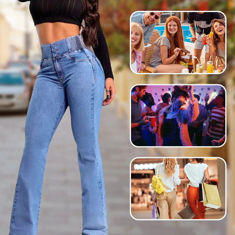 🎁2026 New Arrivals 40% OFF👖Stretch Flare Jeans With A High Waist - Image 9