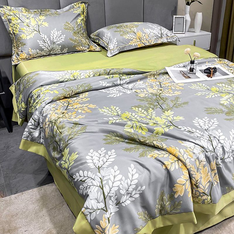 Washable Icy Cool Breathable Summer Quilt 4-piece Set - Image 14