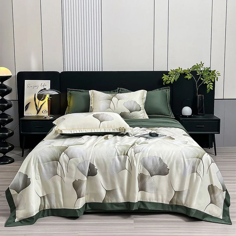 Washable Icy Cool Breathable Summer Quilt 4-piece Set - Image 19