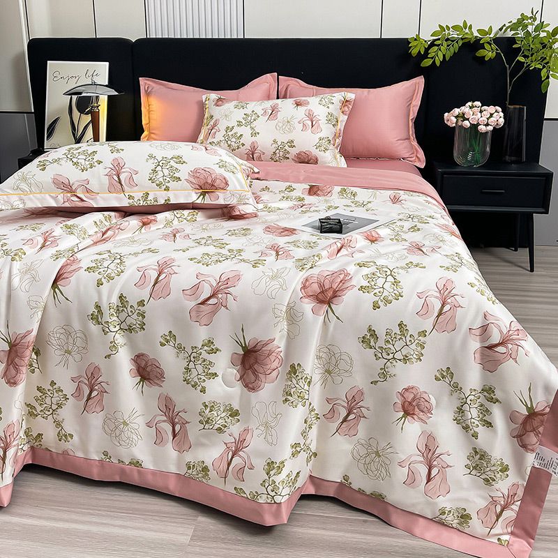 Washable Icy Cool Breathable Summer Quilt 4-piece Set - Image 20