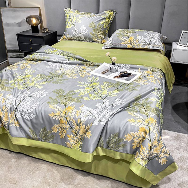 Washable Icy Cool Breathable Summer Quilt 4-piece Set - Image 21