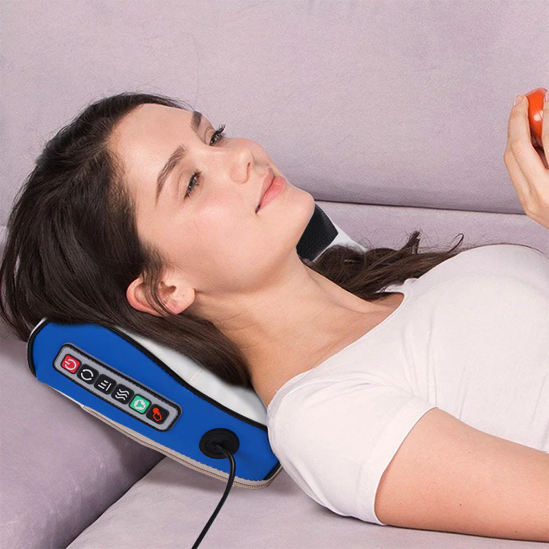 Multifunctional Deep Kneading Massage Pillow with Heat - Image 2