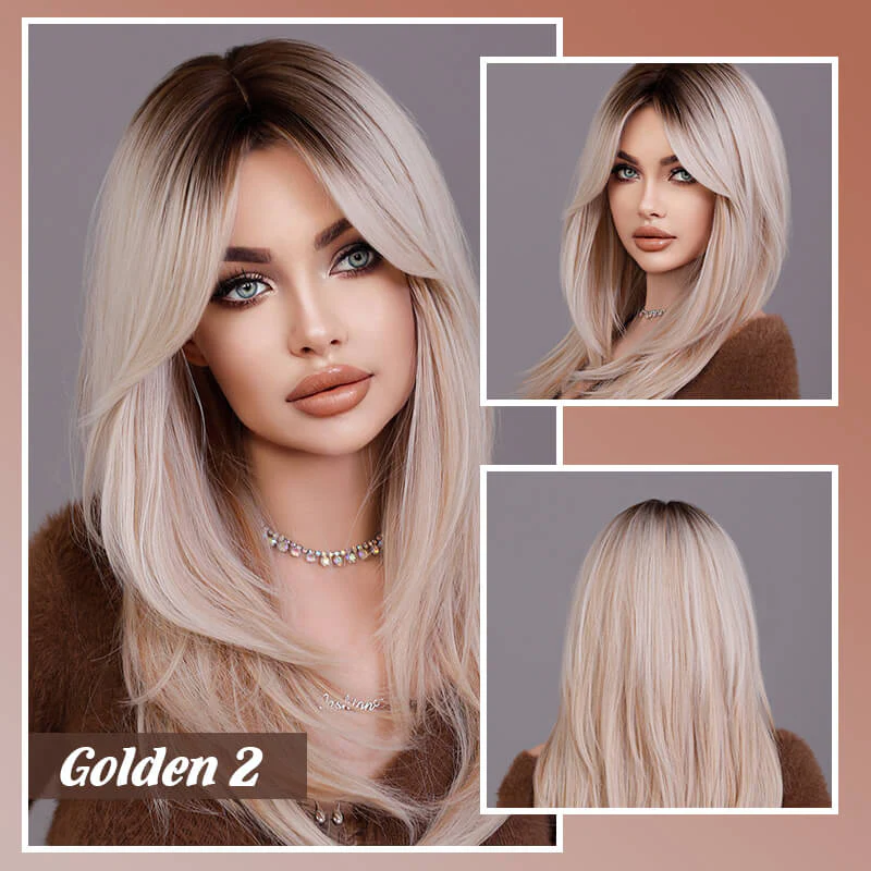 💕HOT SALE 50% OFF💕Wig long hair Layered bangs wigs - Image 9