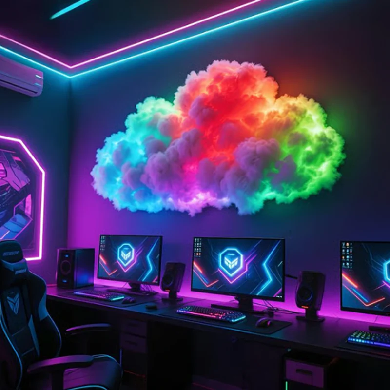 🌈☁️ 40% off⏳DIY USB-Powered Thundercloud LED Light Decor - Image 5