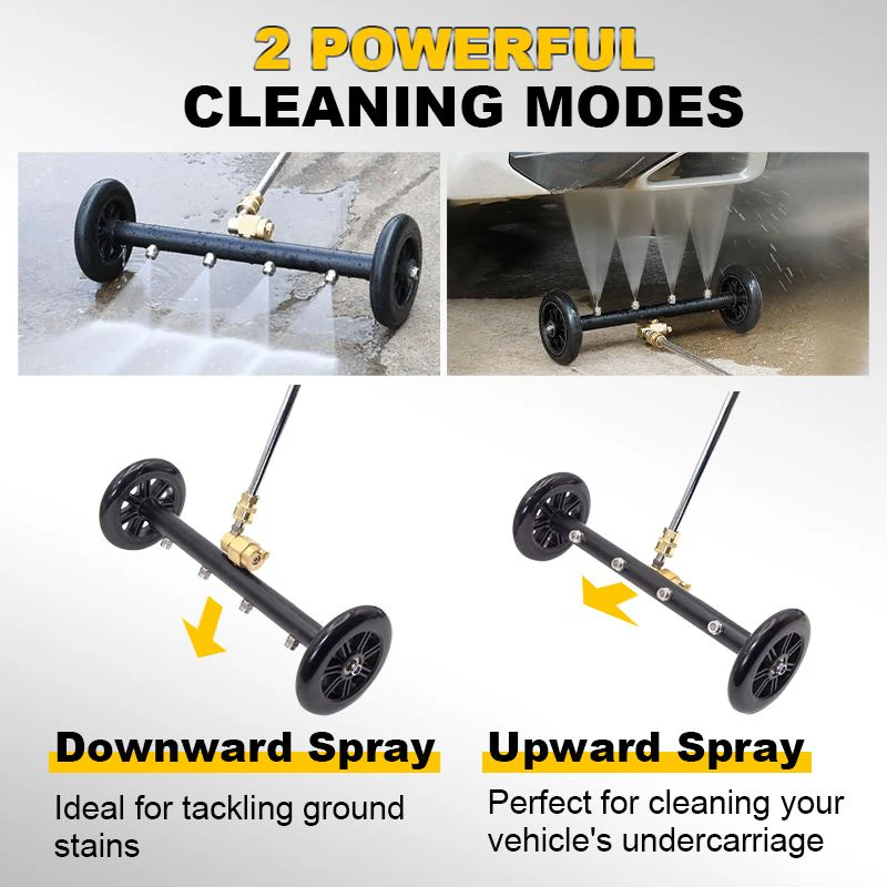 🔥2025 Hot Sale 50% OFF🔥Undercarriage Pressure Cleaner Water Broom - Image 3
