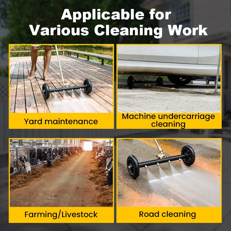 🔥2025 Hot Sale 50% OFF🔥Undercarriage Pressure Cleaner Water Broom - Image 9