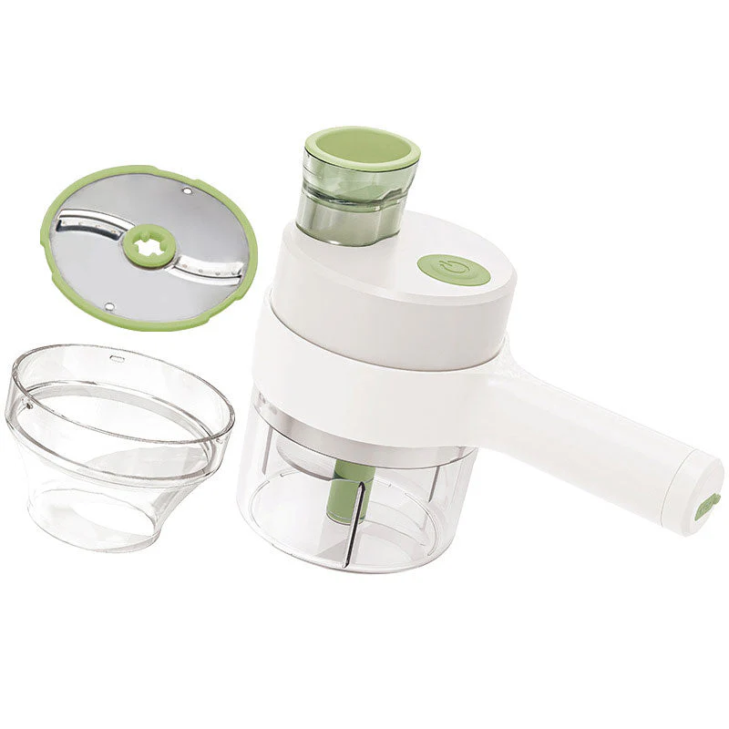 Multifunctional Handheld Electric Vegetable Cutter Set - Image 13