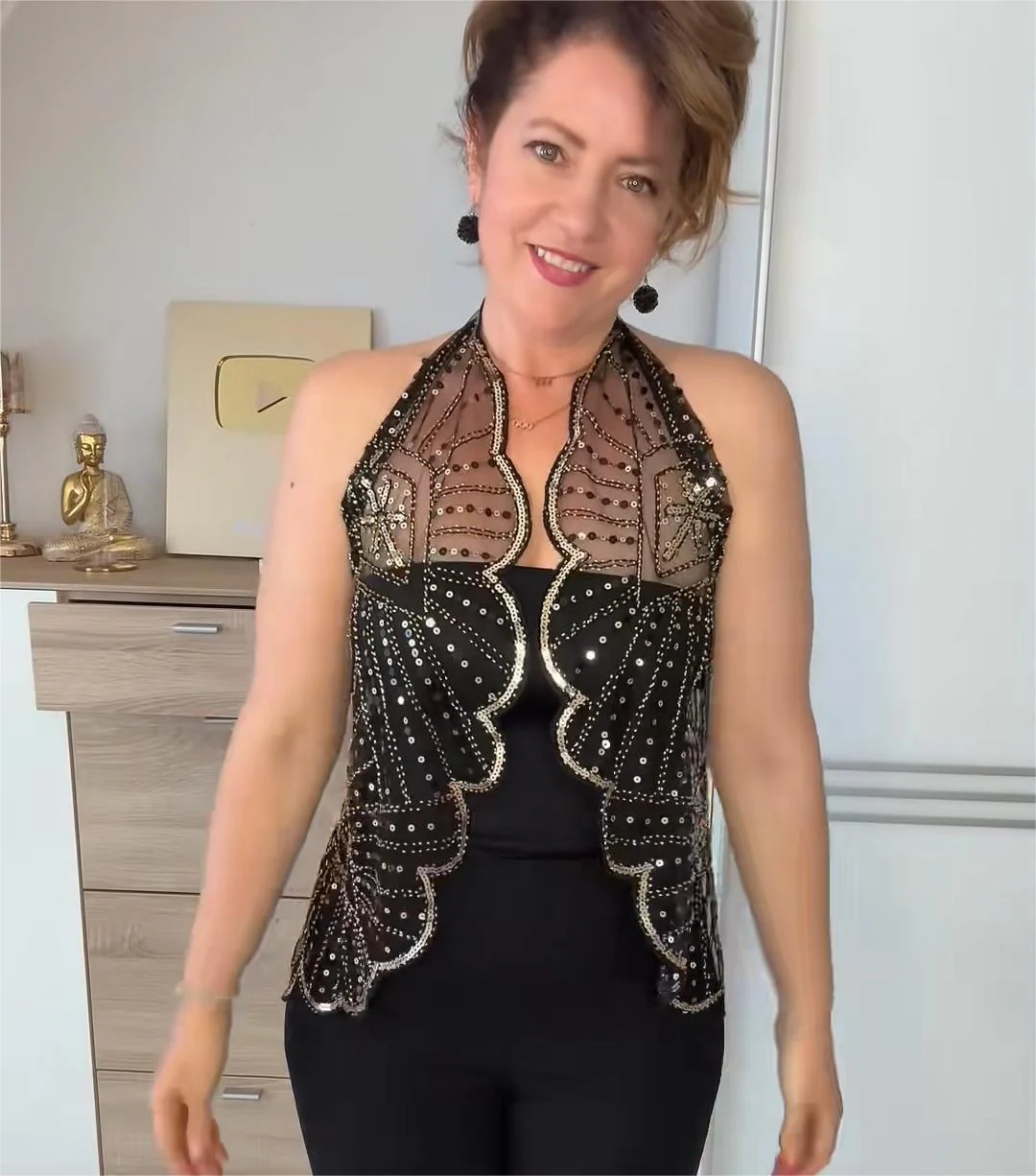 🔥 Vintage Lace Beaded Shawl🔥 - Image 4