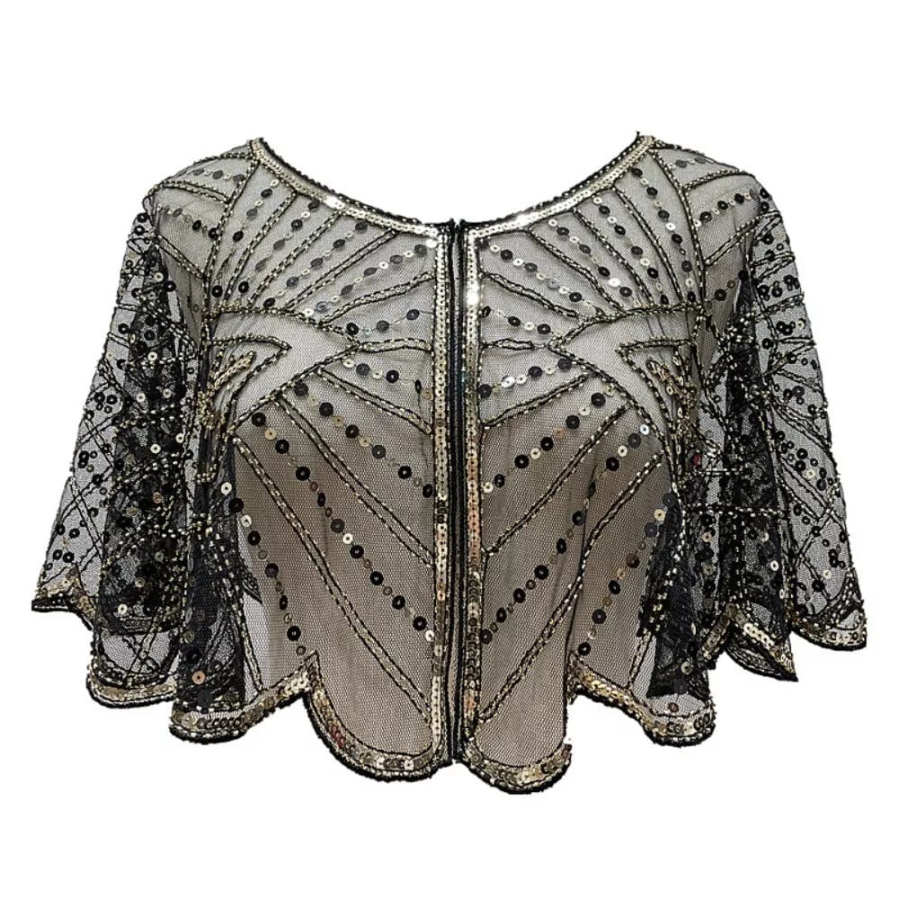 🔥 Vintage Lace Beaded Shawl🔥 - Image 6