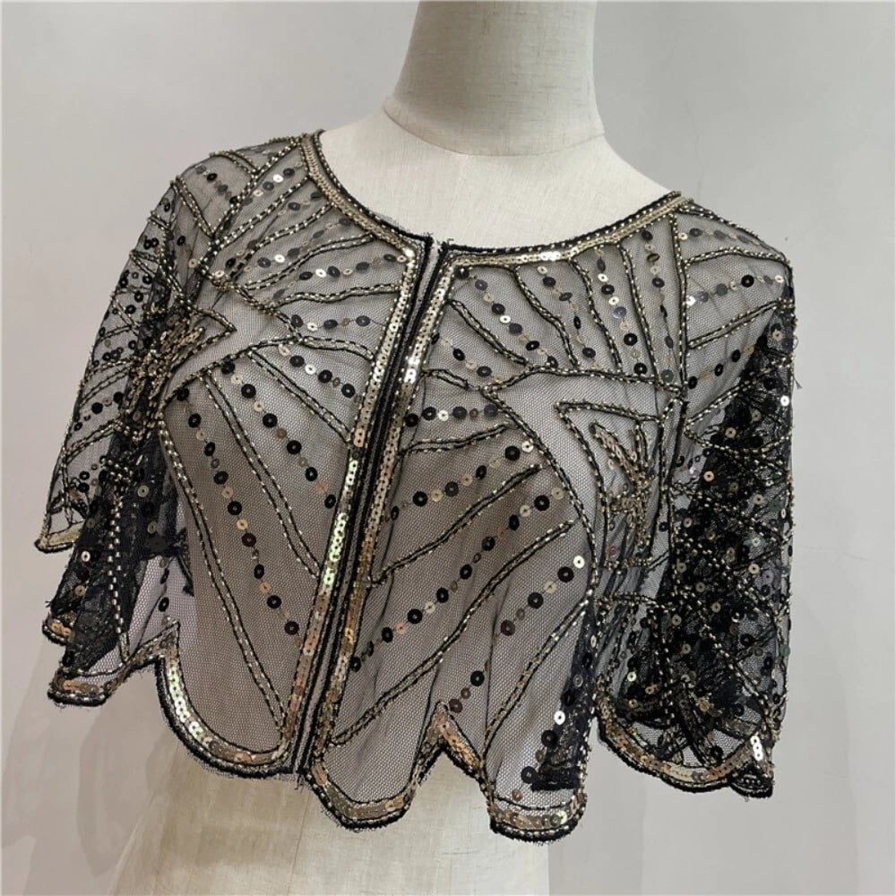 🔥 Vintage Lace Beaded Shawl🔥 - Image 8
