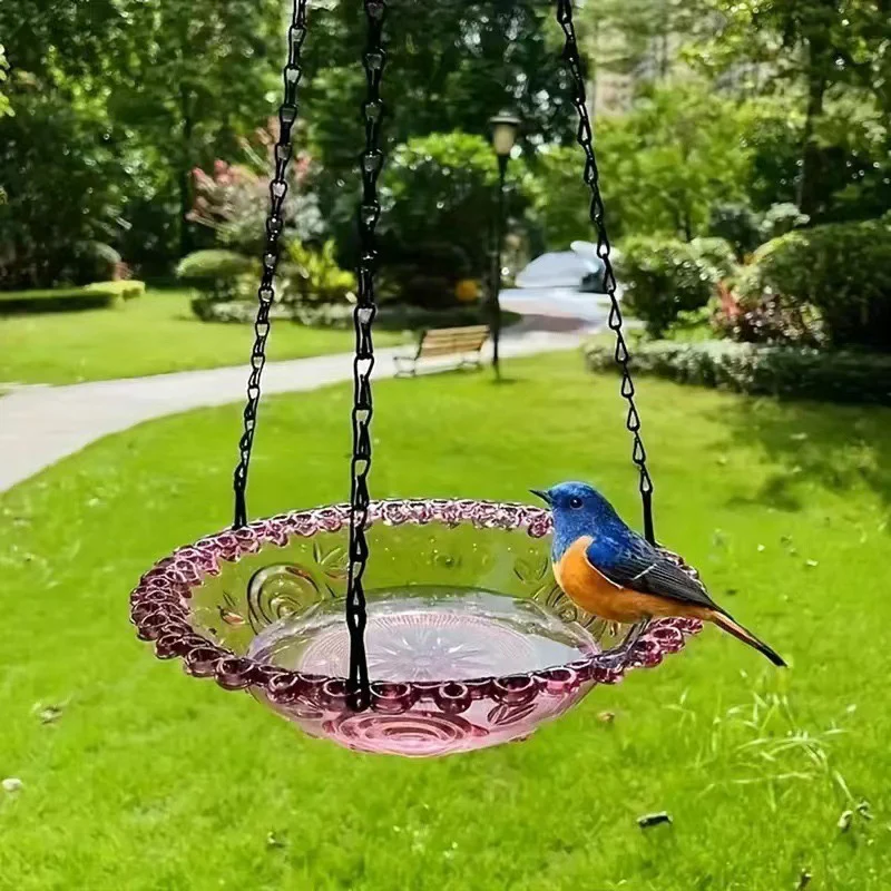 🥳2026 HOT SALE🐦40% OFF!🌧️ Vintage-Style Bird Feeder with Bath – Hangs anywhere, easy to fill. Attracts robins & blue tits. Perfect for nature lovers. 🏡 - Image 12