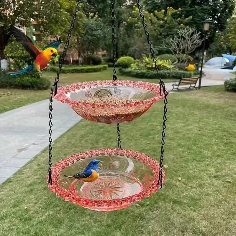 🥳2026 HOT SALE🐦40% OFF!🌧️ Vintage-Style Bird Feeder with Bath – Hangs anywhere, easy to fill. Attracts robins & blue tits. Perfect for nature lovers. 🏡 - Image 14