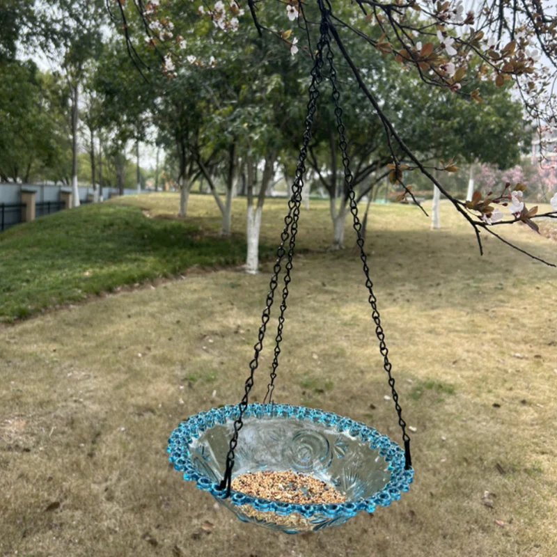 🥳2026 HOT SALE🐦40% OFF!🌧️ Vintage-Style Bird Feeder with Bath – Hangs anywhere, easy to fill. Attracts robins & blue tits. Perfect for nature lovers. 🏡 - Image 9