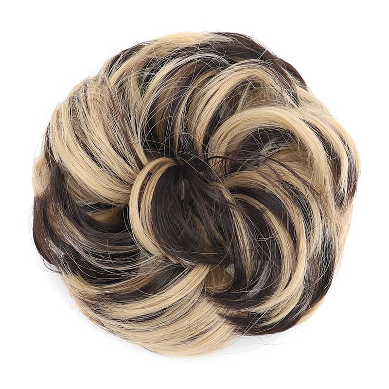 🔥Voluminous Synthetic Bun Wig with Adjustable Clip - Image 16