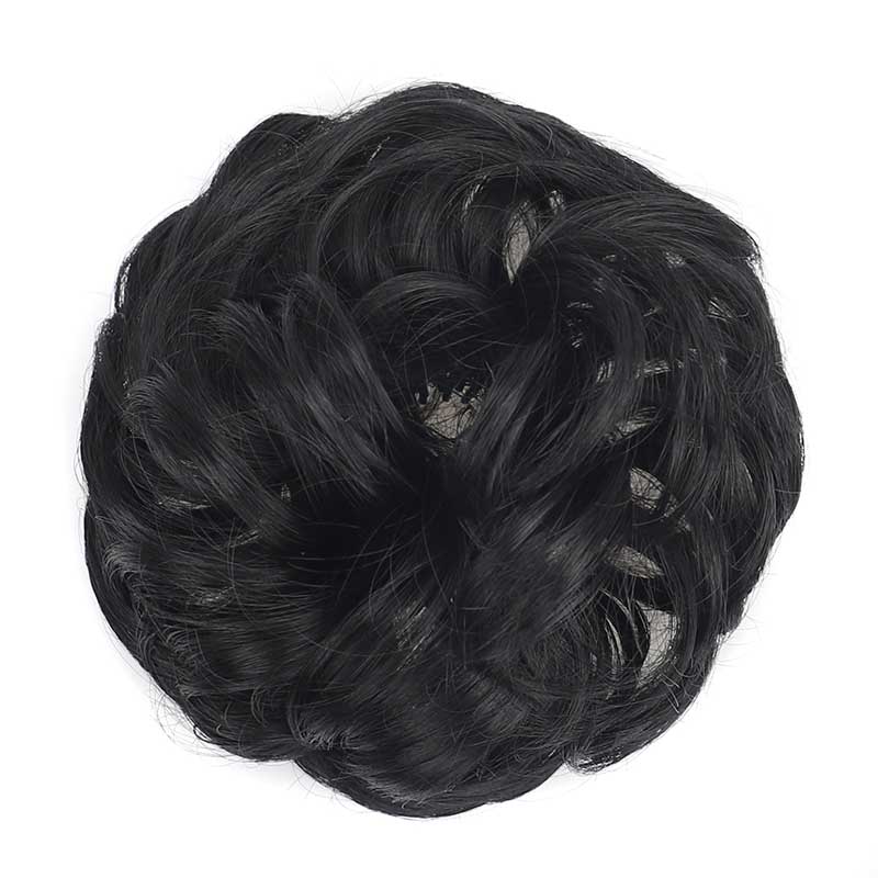 🔥Voluminous Synthetic Bun Wig with Adjustable Clip - Image 9