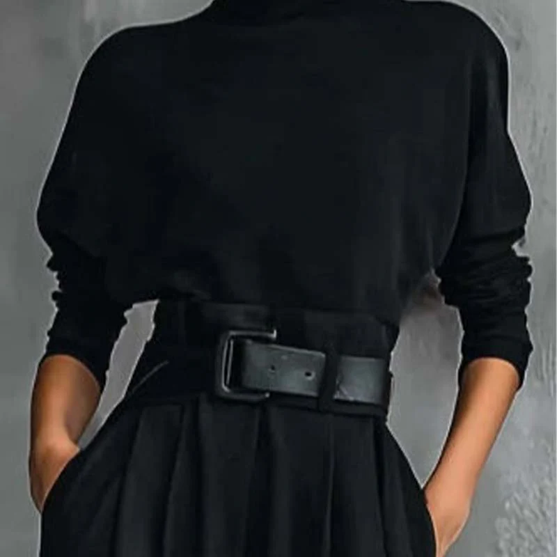 👗40% off🧵Women’s Elegant Turtleneck Top & High-Waist Pants Set (Get a Free Belt)👚👖 - Image 10