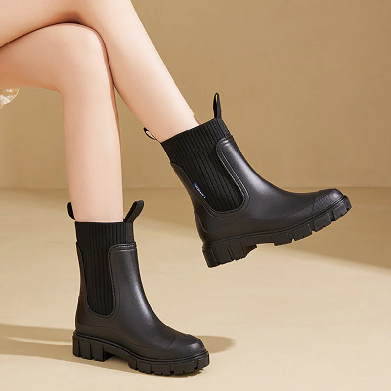 ✨New Arrival✨Waterproof Non-Slip Thick Sole Mid-Calf Boots - Image 4