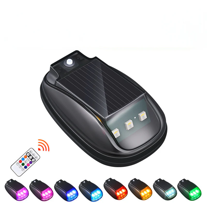 🌞New Arrival 40% off🚘Solar Car Roof Light with Remote | IP68 Waterproof, Easy Install⚡ - Image 2