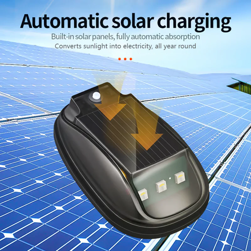 🌞New Arrival 40% off🚘Solar Car Roof Light with Remote | IP68 Waterproof, Easy Install⚡ - Image 3