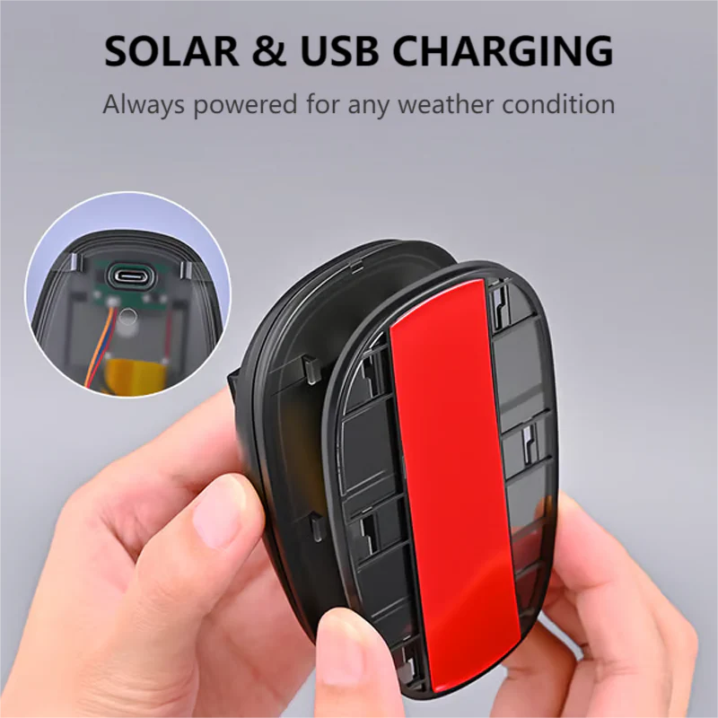 🌞New Arrival 40% off🚘Solar Car Roof Light with Remote | IP68 Waterproof, Easy Install⚡ - Image 4