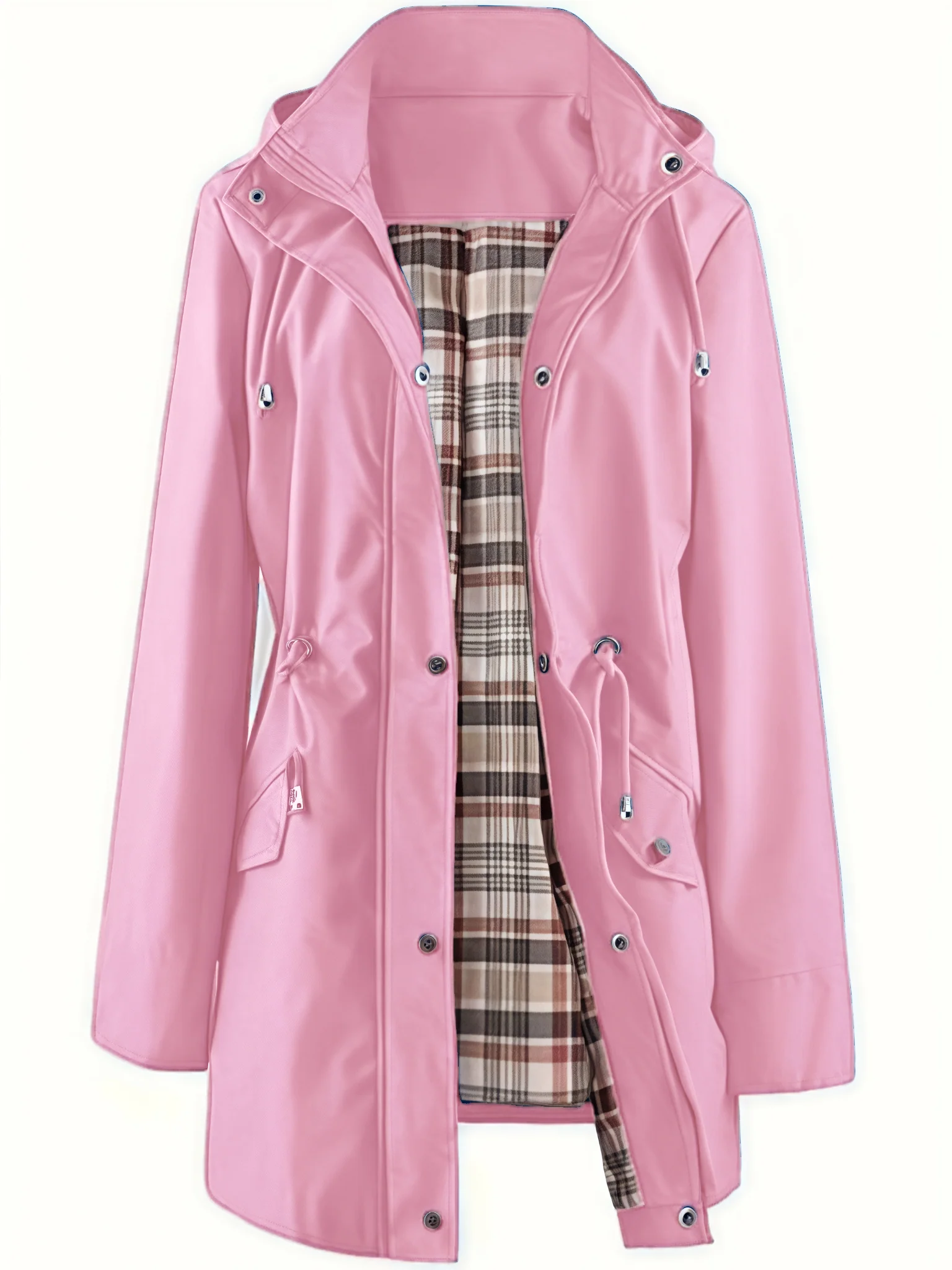 🔥Hot Sale 50% Off🔥Solid Color Casual Jackets, Waterproof and Windproof Coats, Hooded Windbreakers - Image 12