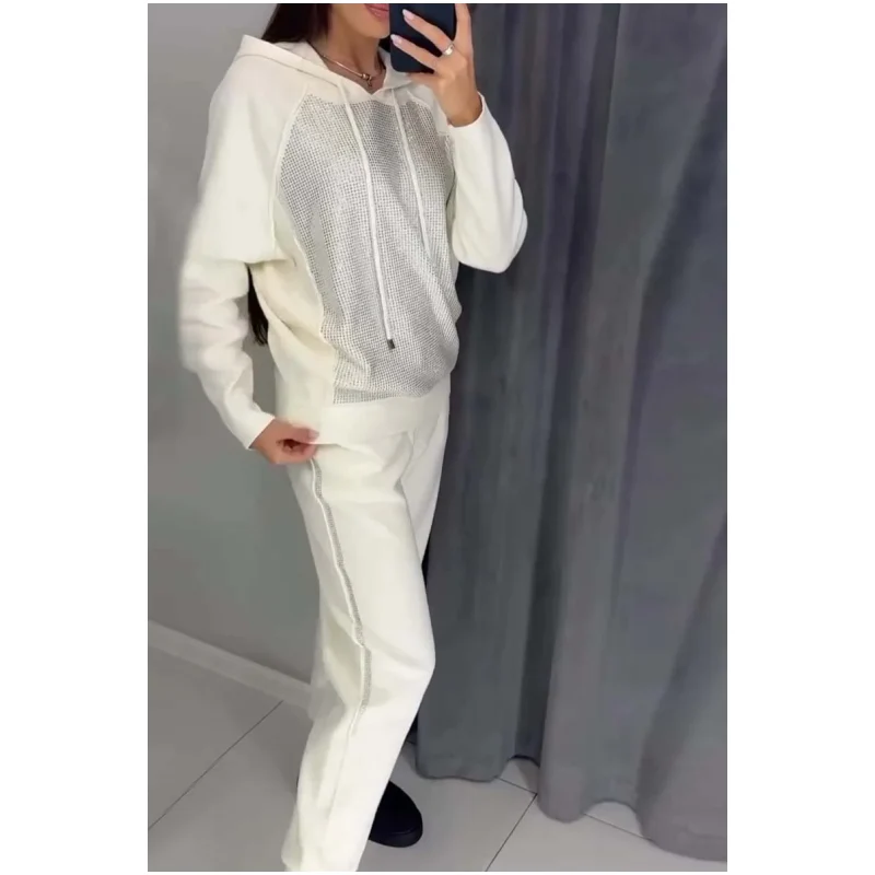 🌸LAST DAY SALE 50% OFF🌸Women's Hooded Sweatshirt and Cuffed Joggers (2-Piece Set) - Image 4